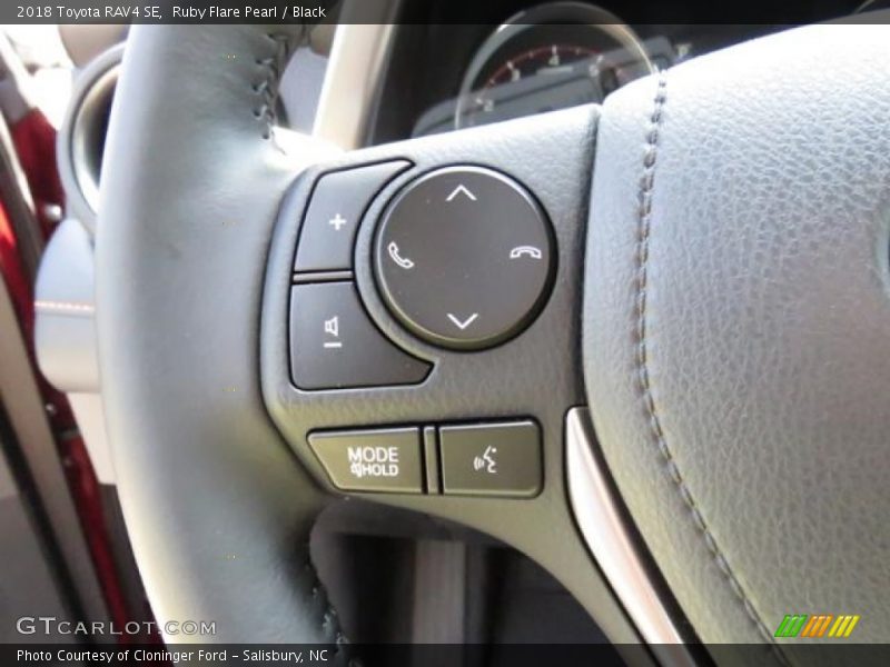 Controls of 2018 RAV4 SE