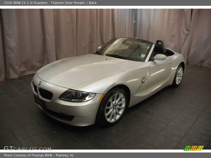 Titanium Silver Metallic / Black 2006 BMW Z4 3.0i Roadster