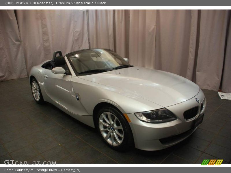 Titanium Silver Metallic / Black 2006 BMW Z4 3.0i Roadster