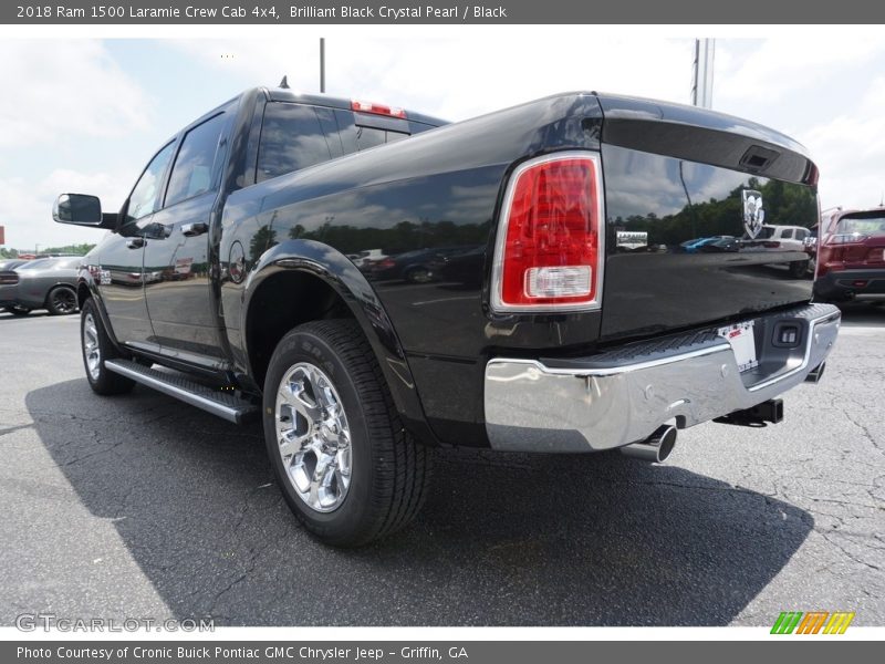 Brilliant Black Crystal Pearl / Black 2018 Ram 1500 Laramie Crew Cab 4x4