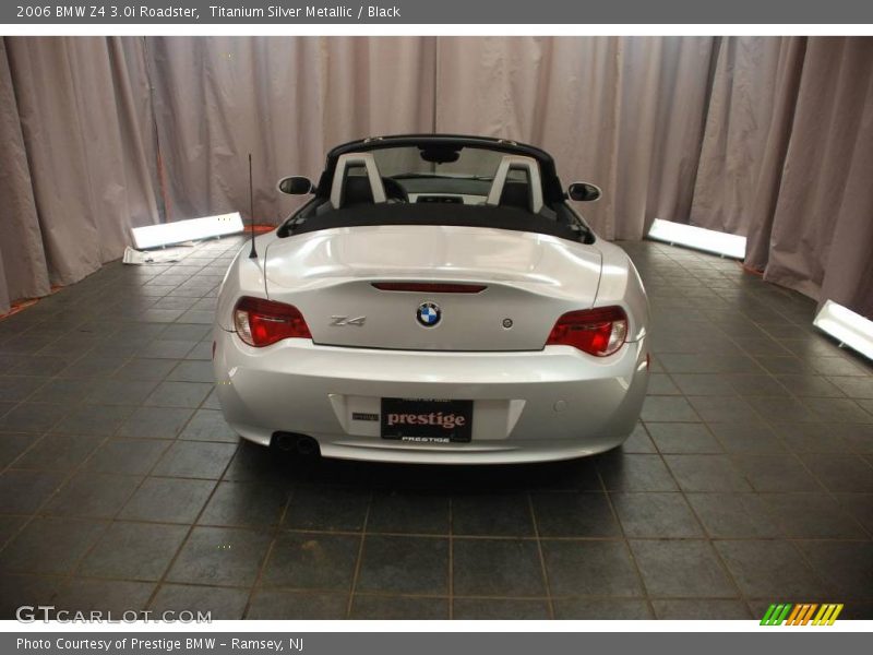Titanium Silver Metallic / Black 2006 BMW Z4 3.0i Roadster