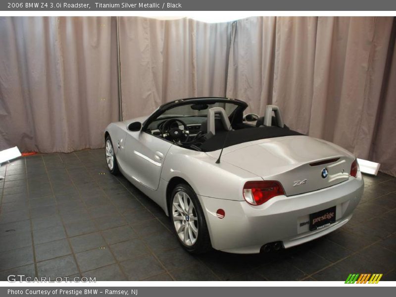 Titanium Silver Metallic / Black 2006 BMW Z4 3.0i Roadster