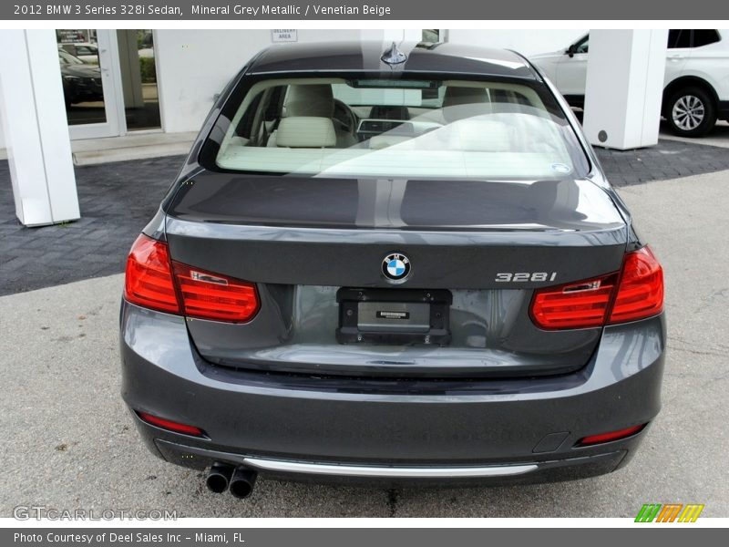 Mineral Grey Metallic / Venetian Beige 2012 BMW 3 Series 328i Sedan