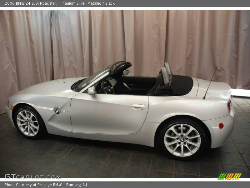 Titanium Silver Metallic / Black 2006 BMW Z4 3.0i Roadster
