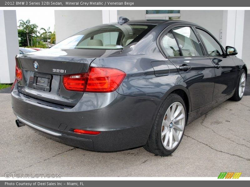 Mineral Grey Metallic / Venetian Beige 2012 BMW 3 Series 328i Sedan