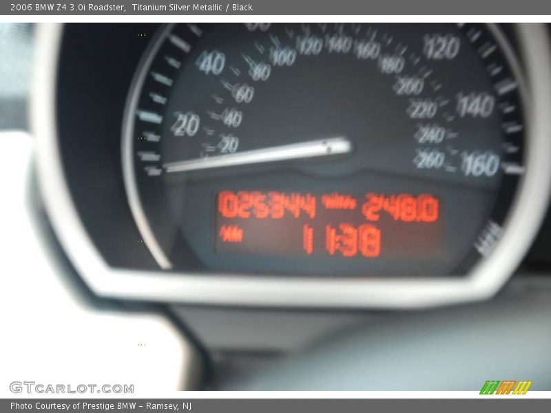 Titanium Silver Metallic / Black 2006 BMW Z4 3.0i Roadster