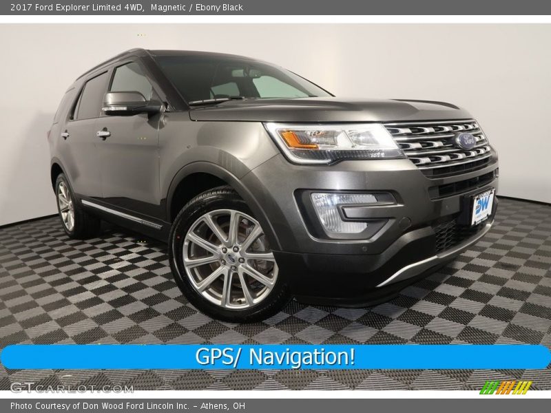 Magnetic / Ebony Black 2017 Ford Explorer Limited 4WD
