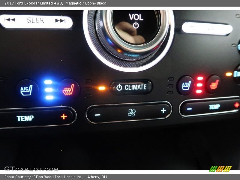 Magnetic / Ebony Black 2017 Ford Explorer Limited 4WD