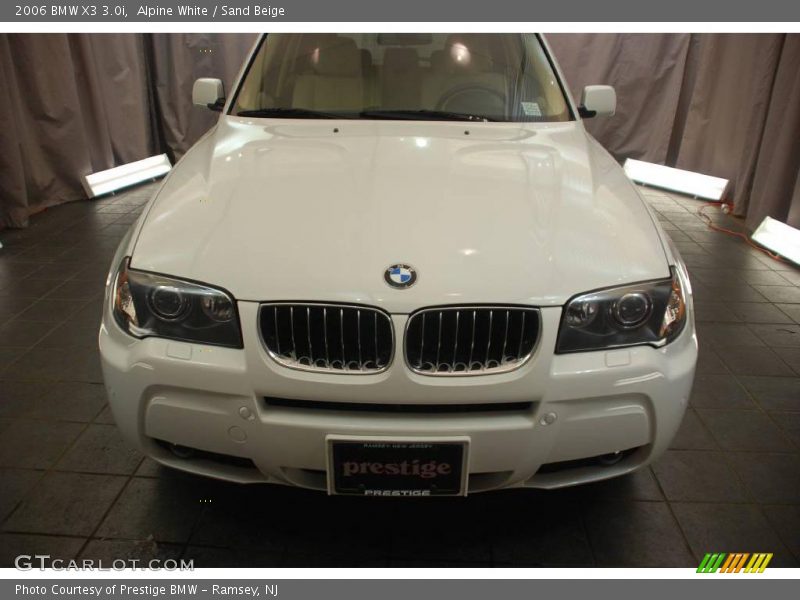 Alpine White / Sand Beige 2006 BMW X3 3.0i