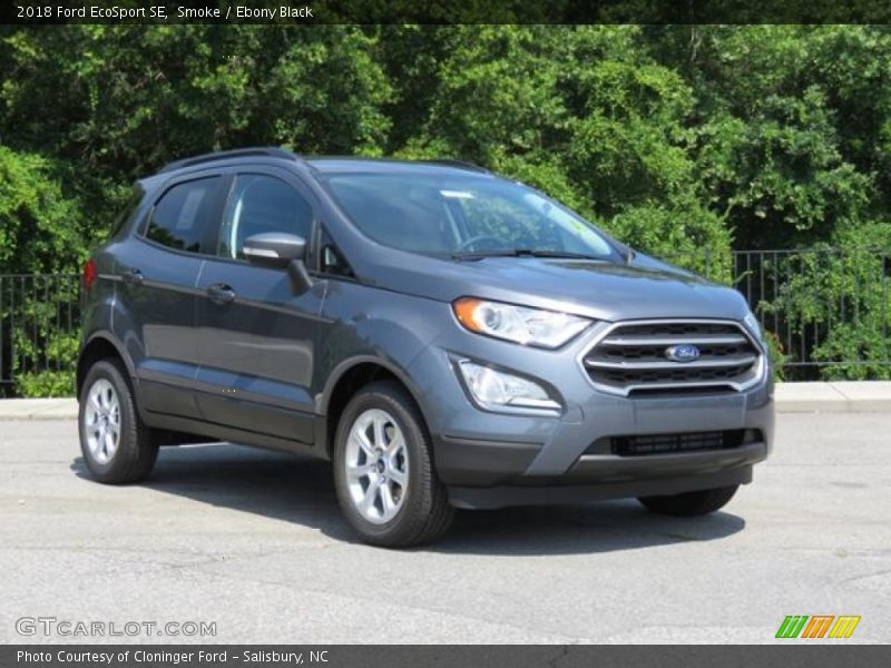 Smoke / Ebony Black 2018 Ford EcoSport SE