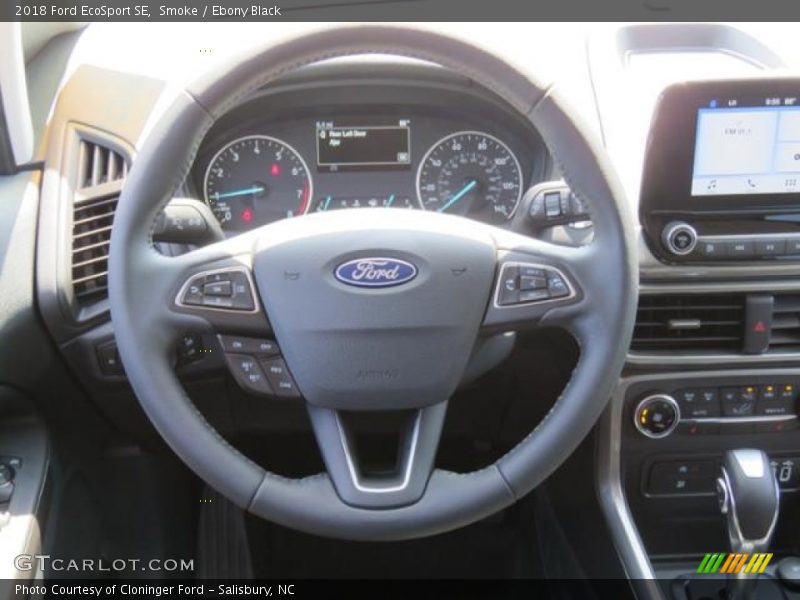 Smoke / Ebony Black 2018 Ford EcoSport SE