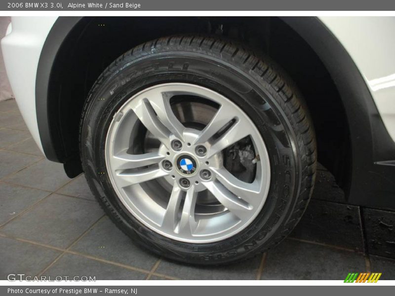 Alpine White / Sand Beige 2006 BMW X3 3.0i