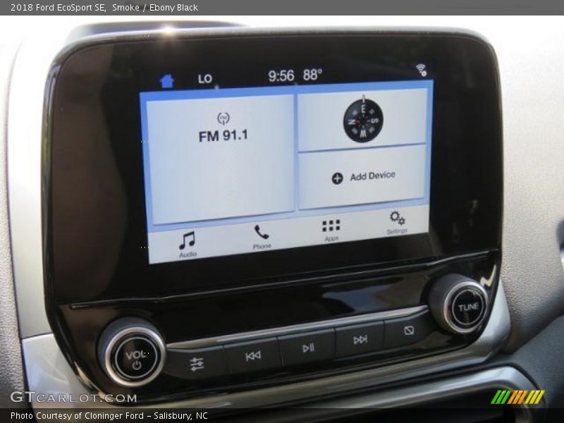 Smoke / Ebony Black 2018 Ford EcoSport SE