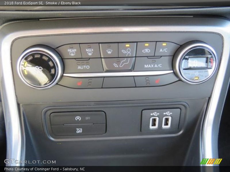 Smoke / Ebony Black 2018 Ford EcoSport SE