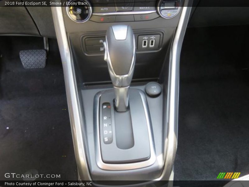 Smoke / Ebony Black 2018 Ford EcoSport SE