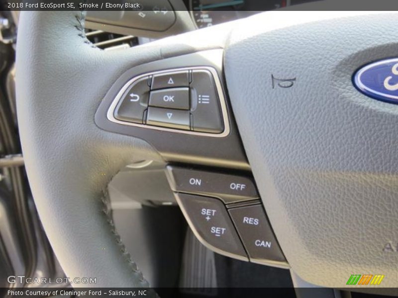 Smoke / Ebony Black 2018 Ford EcoSport SE