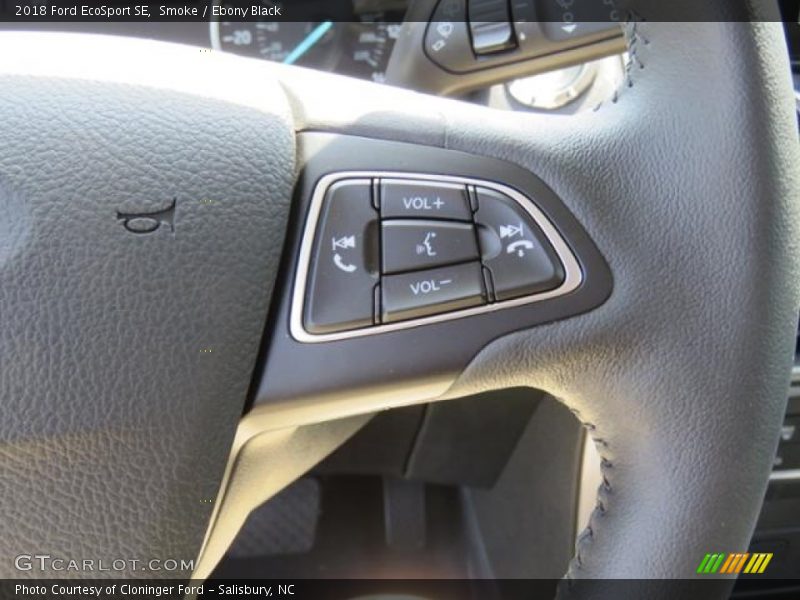Smoke / Ebony Black 2018 Ford EcoSport SE