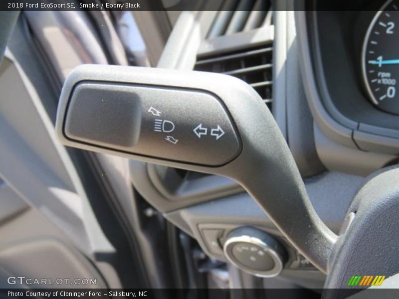 Smoke / Ebony Black 2018 Ford EcoSport SE