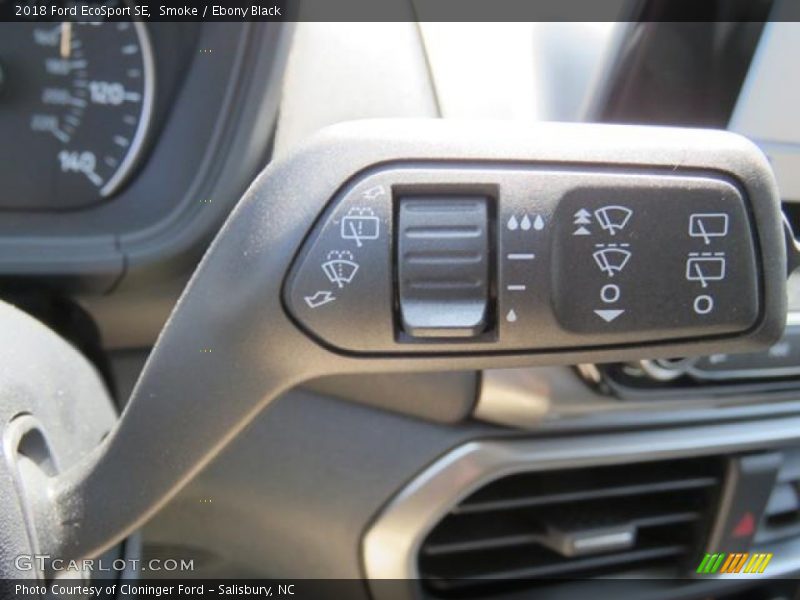 Smoke / Ebony Black 2018 Ford EcoSport SE