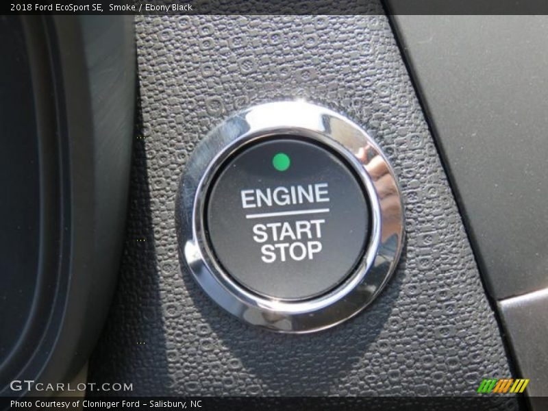 Smoke / Ebony Black 2018 Ford EcoSport SE