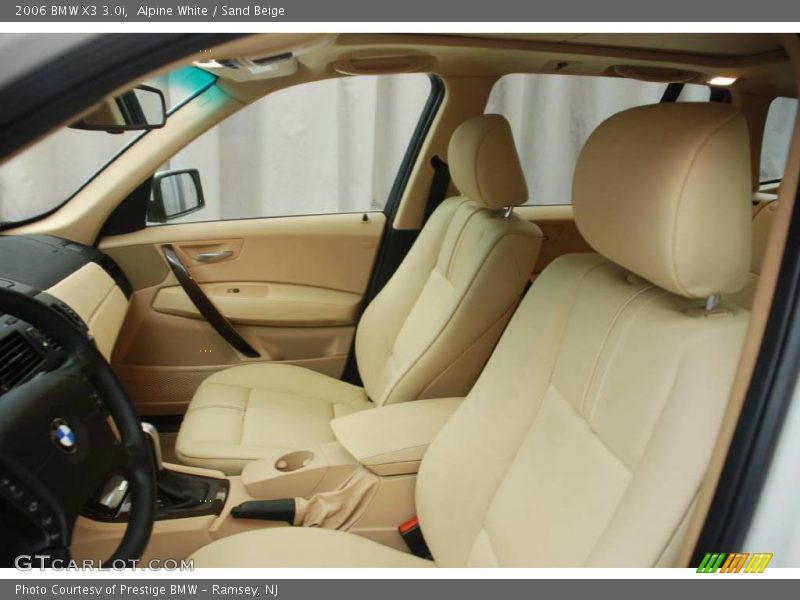Alpine White / Sand Beige 2006 BMW X3 3.0i