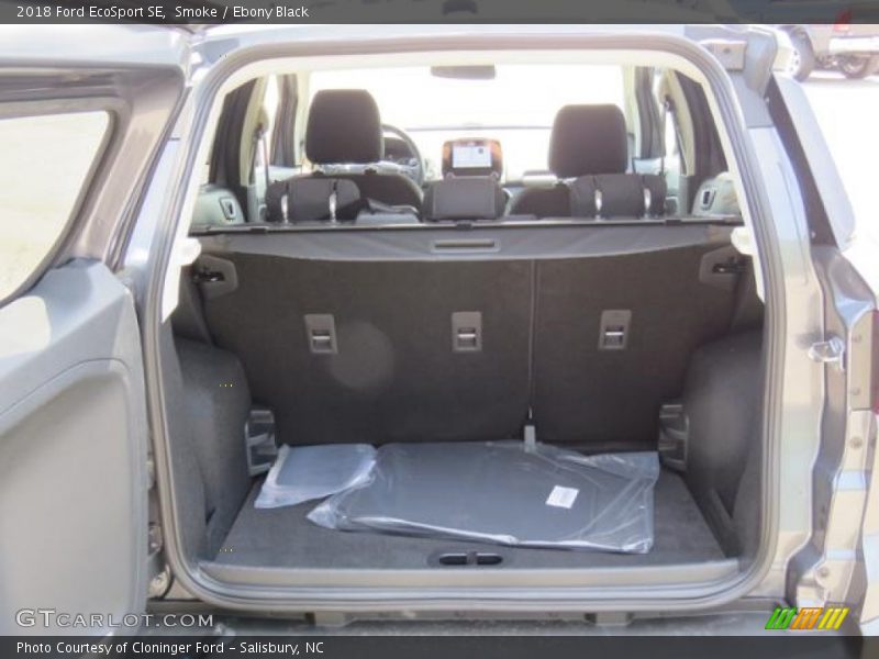 Smoke / Ebony Black 2018 Ford EcoSport SE
