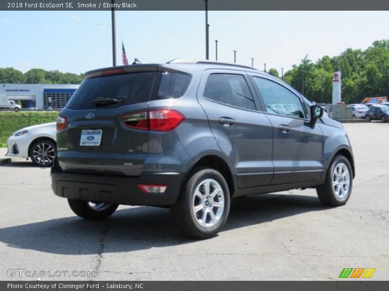 Smoke / Ebony Black 2018 Ford EcoSport SE