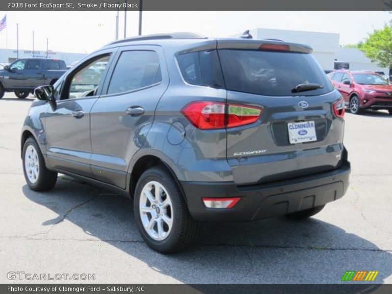 Smoke / Ebony Black 2018 Ford EcoSport SE