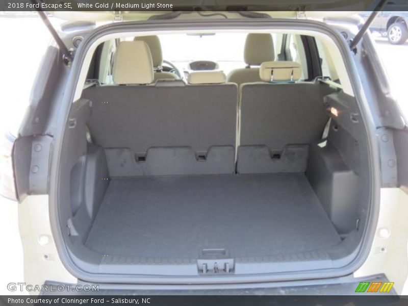 White Gold / Medium Light Stone 2018 Ford Escape SE