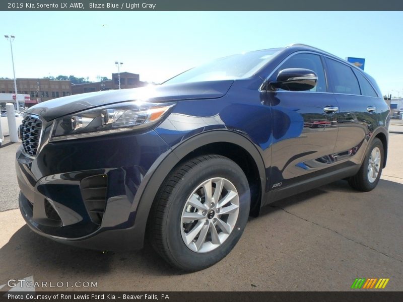 Blaze Blue / Light Gray 2019 Kia Sorento LX AWD