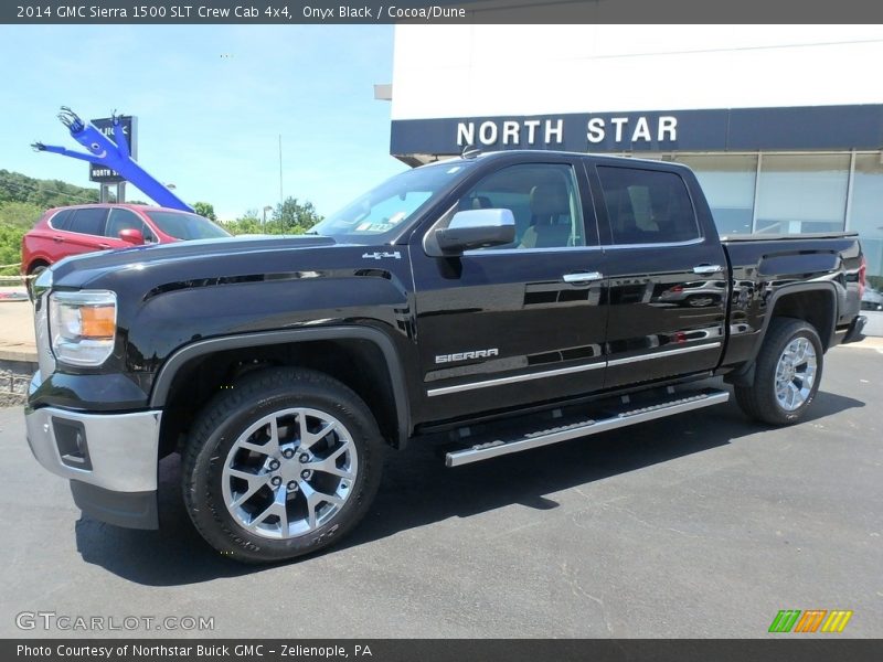 Onyx Black / Cocoa/Dune 2014 GMC Sierra 1500 SLT Crew Cab 4x4