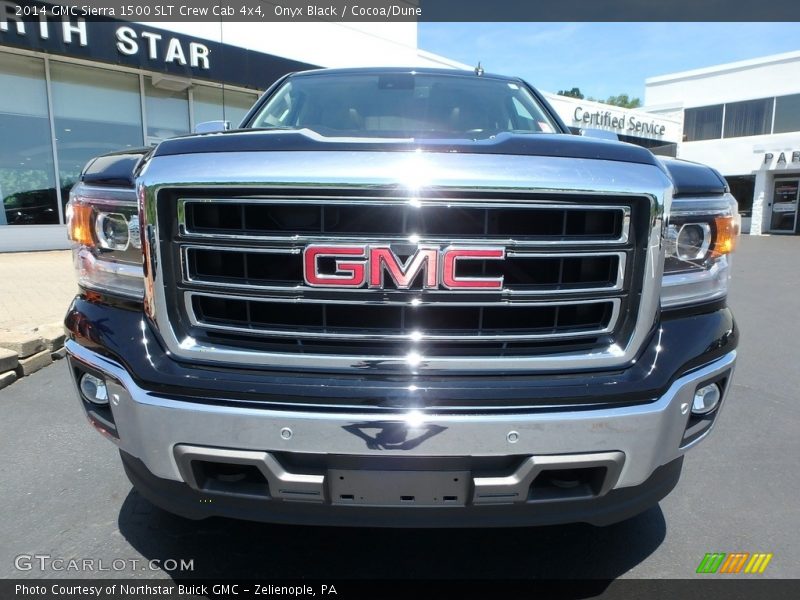 Onyx Black / Cocoa/Dune 2014 GMC Sierra 1500 SLT Crew Cab 4x4