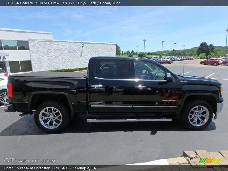 Onyx Black / Cocoa/Dune 2014 GMC Sierra 1500 SLT Crew Cab 4x4