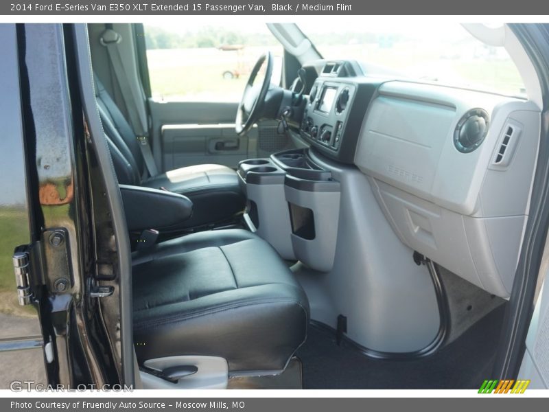 Black / Medium Flint 2014 Ford E-Series Van E350 XLT Extended 15 Passenger Van