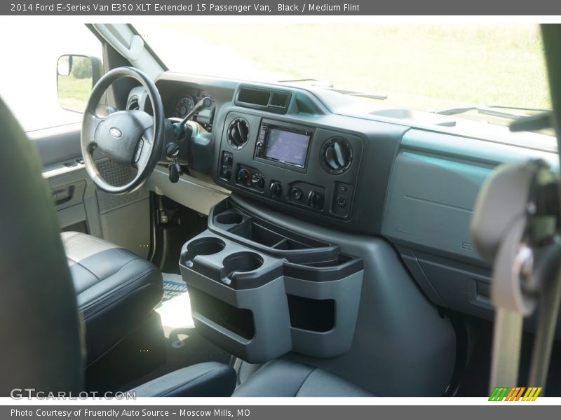 Black / Medium Flint 2014 Ford E-Series Van E350 XLT Extended 15 Passenger Van