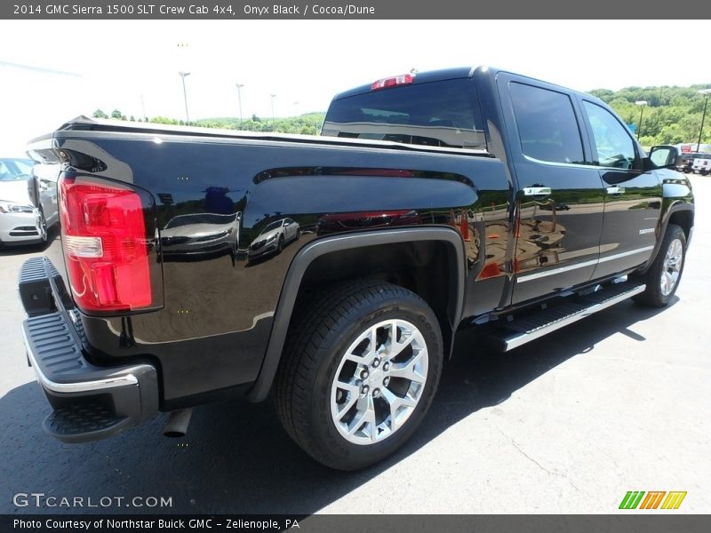 Onyx Black / Cocoa/Dune 2014 GMC Sierra 1500 SLT Crew Cab 4x4