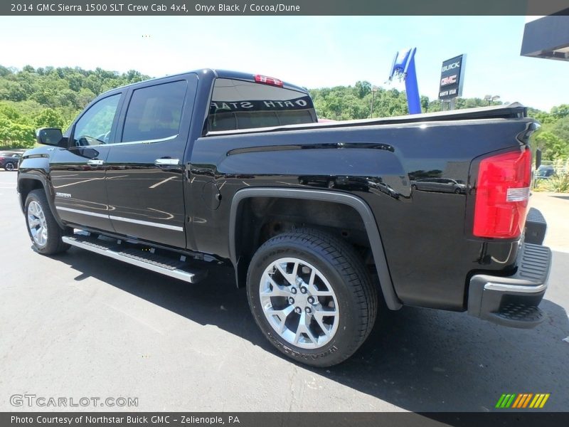 Onyx Black / Cocoa/Dune 2014 GMC Sierra 1500 SLT Crew Cab 4x4