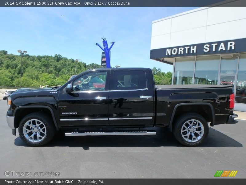 Onyx Black / Cocoa/Dune 2014 GMC Sierra 1500 SLT Crew Cab 4x4