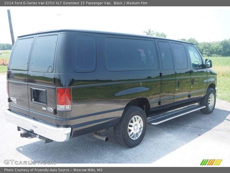 Black / Medium Flint 2014 Ford E-Series Van E350 XLT Extended 15 Passenger Van