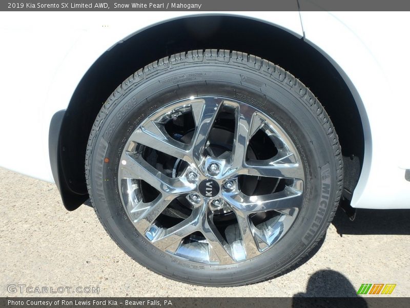 Snow White Pearl / Mahogany 2019 Kia Sorento SX Limited AWD