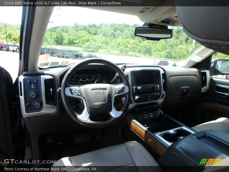 Onyx Black / Cocoa/Dune 2014 GMC Sierra 1500 SLT Crew Cab 4x4