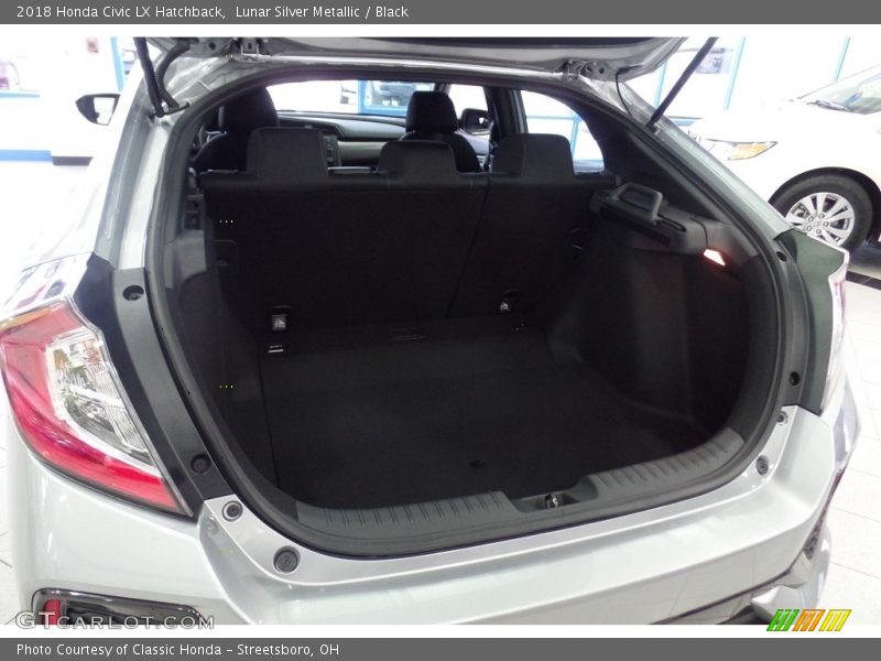 Lunar Silver Metallic / Black 2018 Honda Civic LX Hatchback