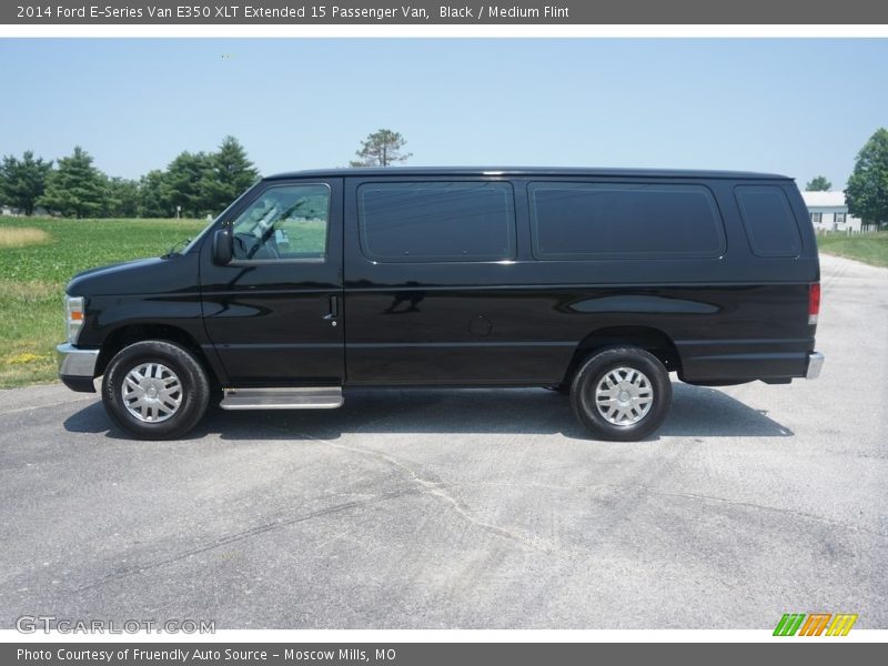 Black / Medium Flint 2014 Ford E-Series Van E350 XLT Extended 15 Passenger Van