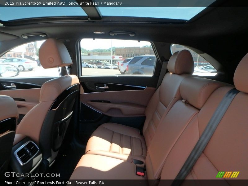 Snow White Pearl / Mahogany 2019 Kia Sorento SX Limited AWD