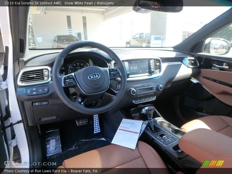  2019 Sorento SX Limited AWD Mahogany Interior