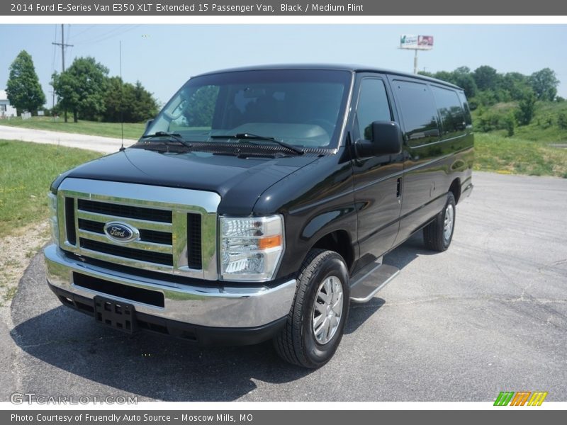 Black / Medium Flint 2014 Ford E-Series Van E350 XLT Extended 15 Passenger Van