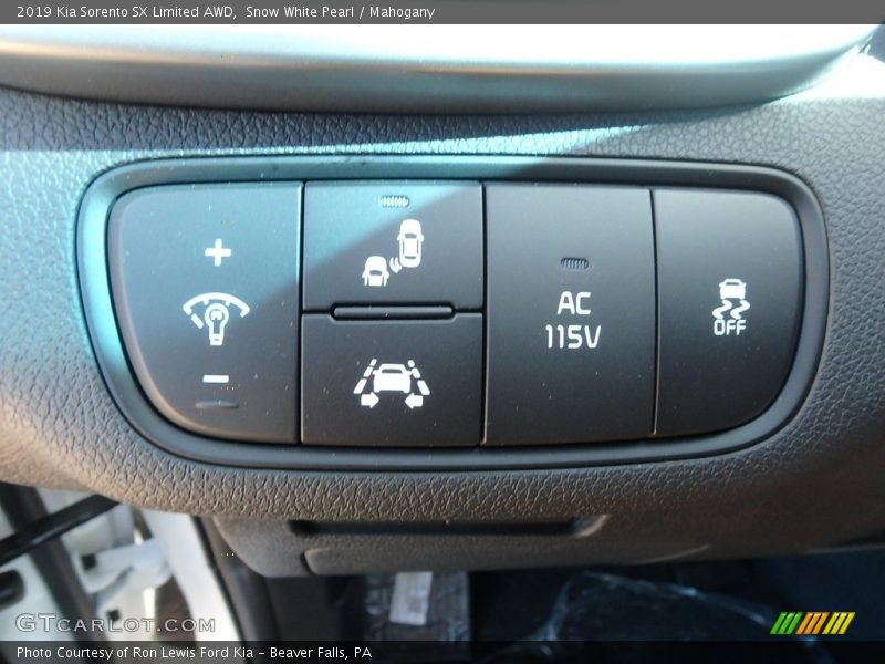 Snow White Pearl / Mahogany 2019 Kia Sorento SX Limited AWD