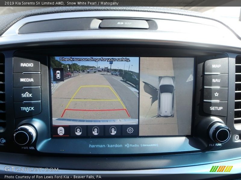 Snow White Pearl / Mahogany 2019 Kia Sorento SX Limited AWD