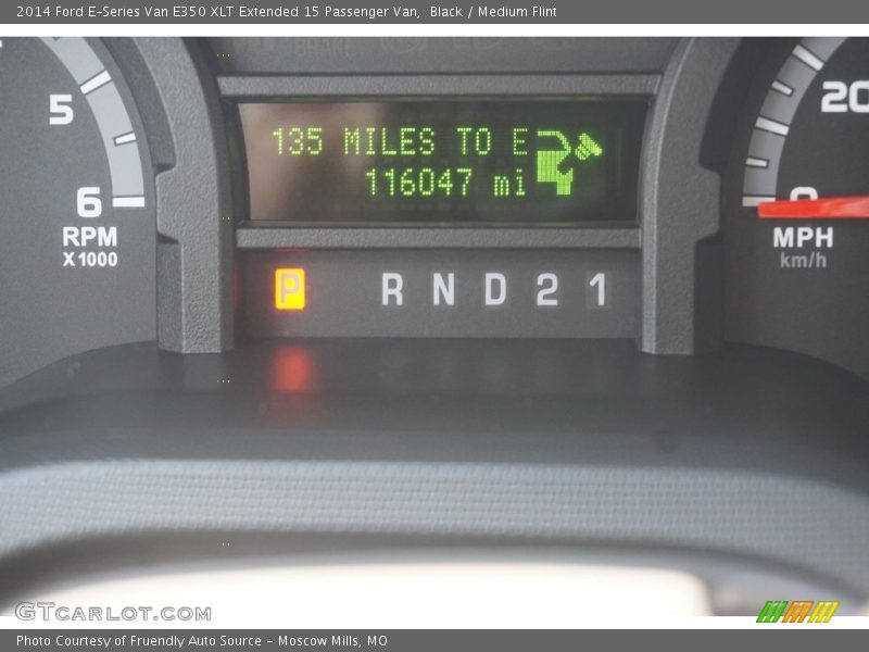 Black / Medium Flint 2014 Ford E-Series Van E350 XLT Extended 15 Passenger Van