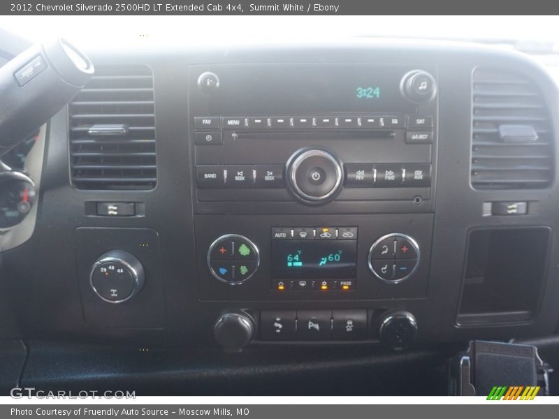 Summit White / Ebony 2012 Chevrolet Silverado 2500HD LT Extended Cab 4x4